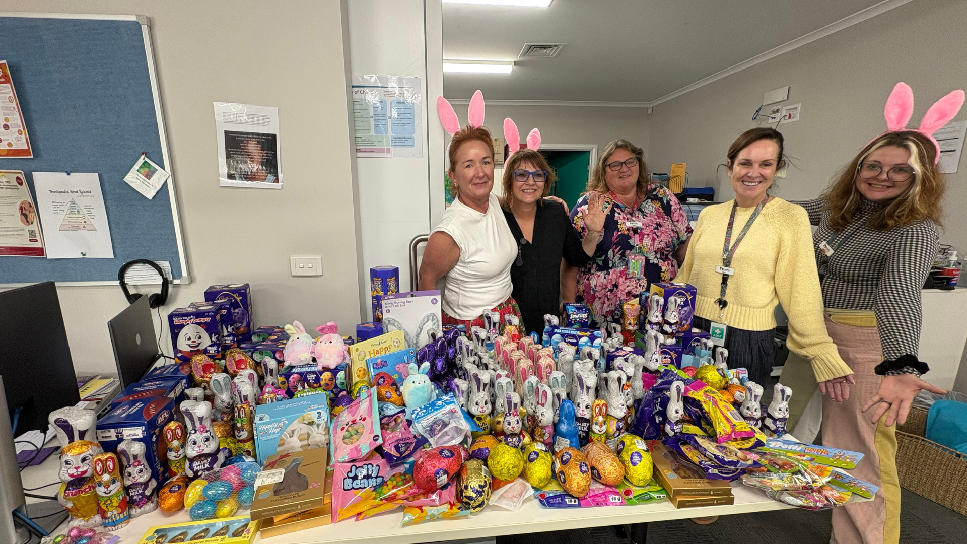 Thank you for helping to make Easter special for kids in care 🐰